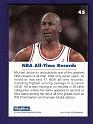 1992 SkyBox USA  45 NBA All Time Records Back